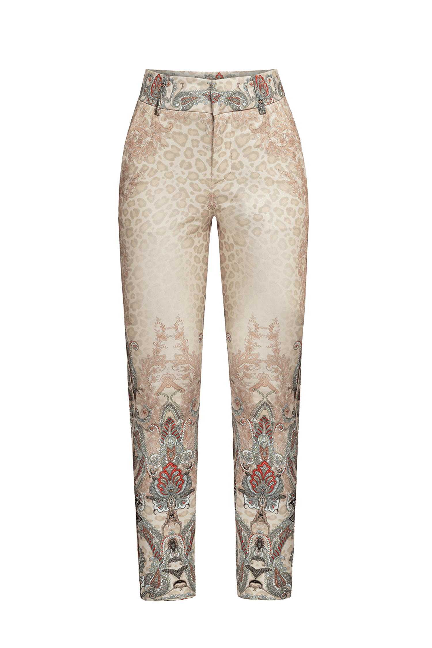 CLASSIC VISCOSE TROUSERS – PAISLEY BEIGE JIORO КЛАСИЧЕСКИ ПАНТАЛОН ОТ ВИСКОЗА – PAISLEY BEIGE JIORO