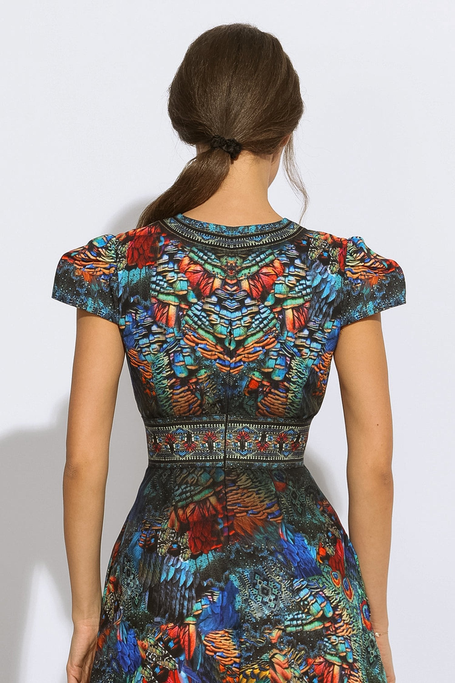 ROBE LONGUE TAILLE EMPIRE GRACIA LIN EN LIN - AMAZONIA