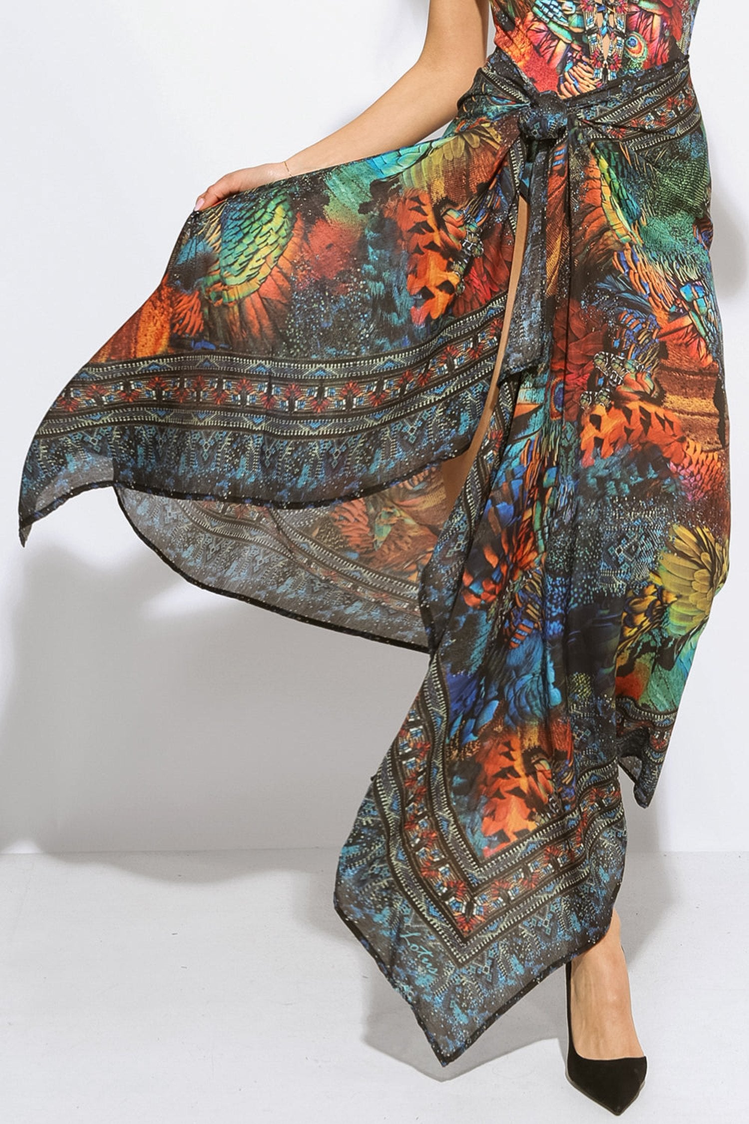 ENSEMBLE DE PAREO ET PETIT FOULARD – AMAZONIA