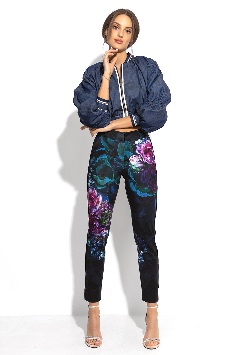 PANTALONS CLASSIQUES - PIVOINES