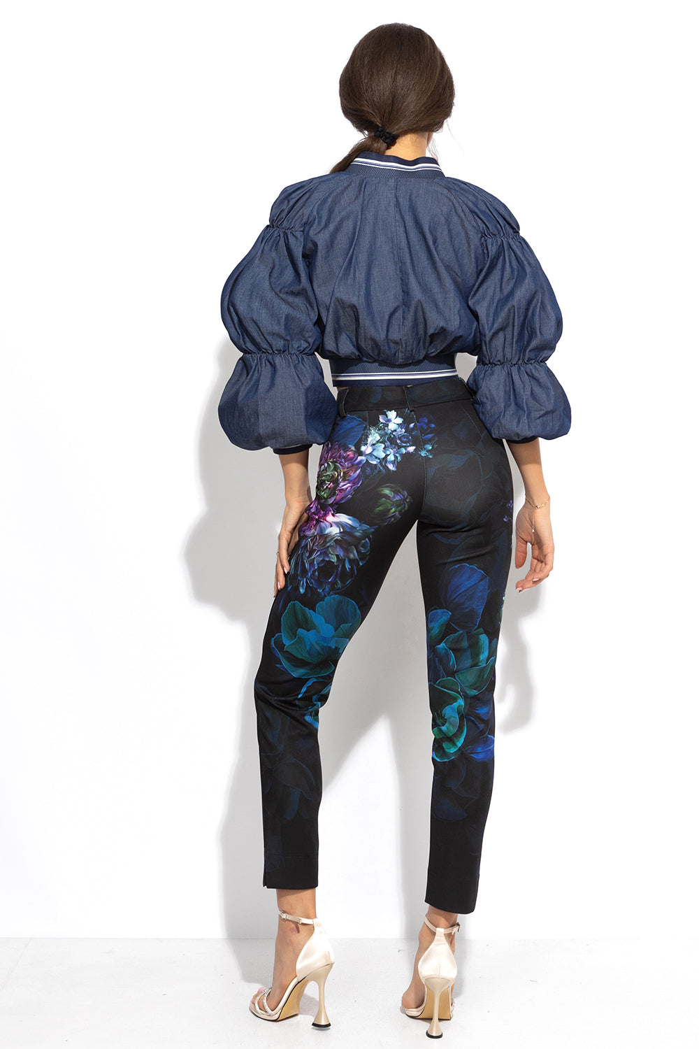 PANTALONS CLASSIQUES - PIVOINES