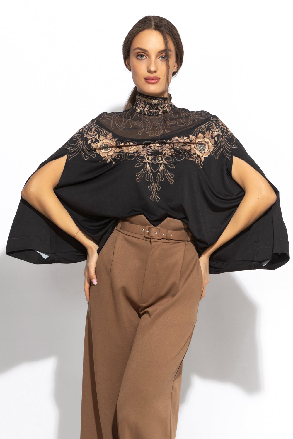 BLOUSE GRATUITE - ROSES DORÉES