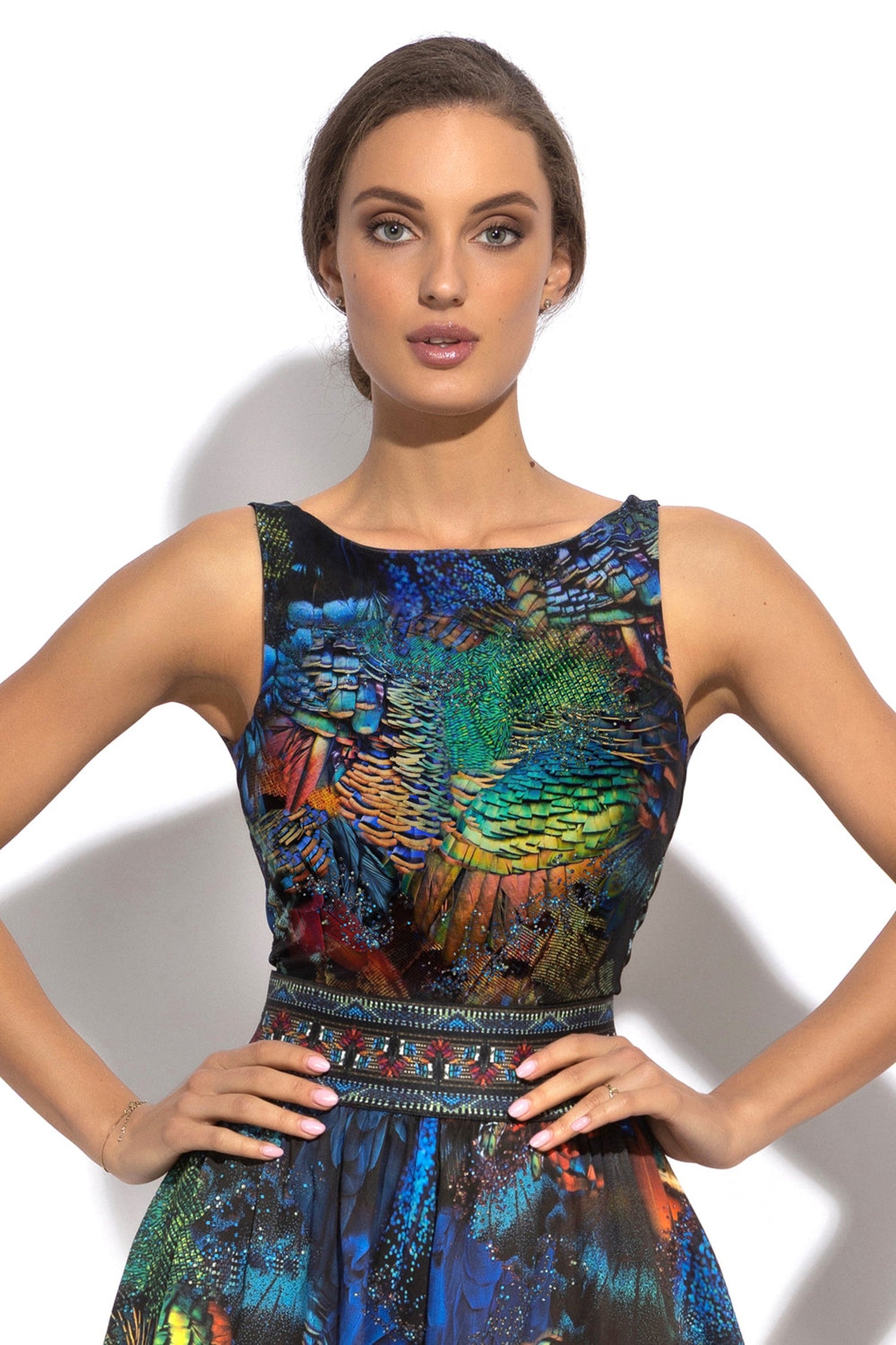 Body sans manches en maille avec dos ouvert et doublure - Amazonia
