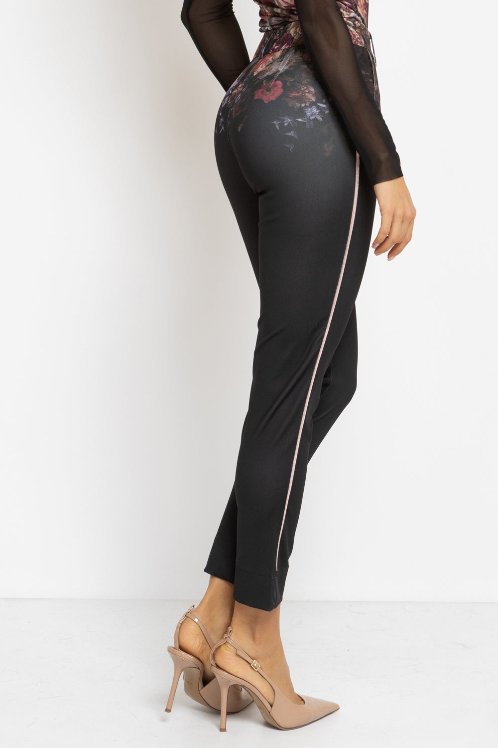 CLASSIC PANTS - VINTAGE FLOWERS JIORO КЛАСИЧЕСКИ ПАНТАЛОН - VINTAGE FLOWERS JIORO