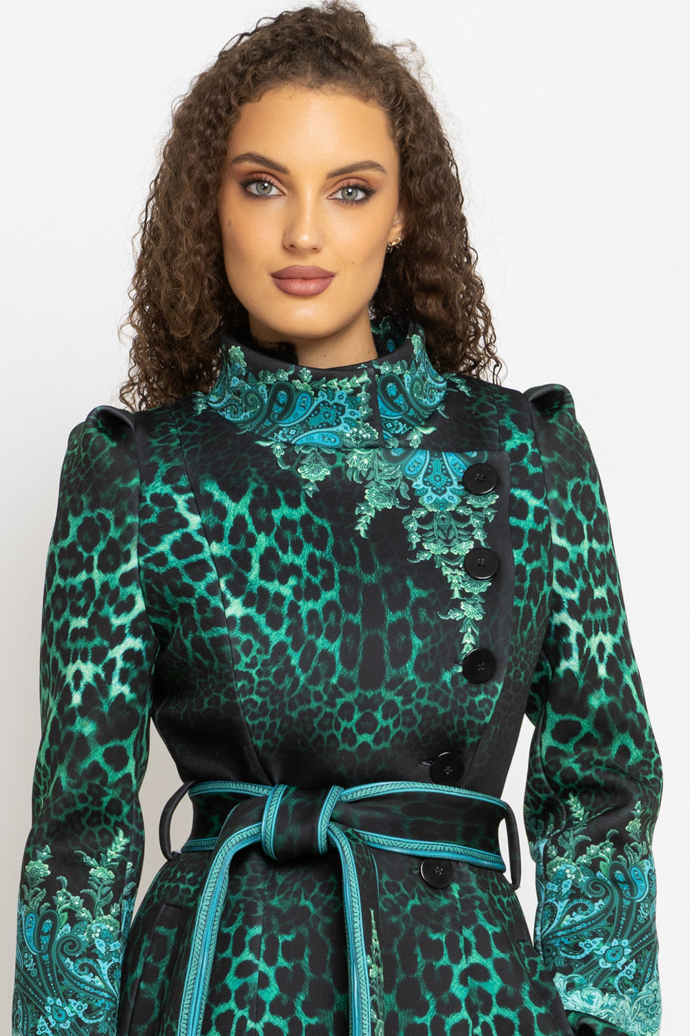 COAT - LEO NEON GREEN JIORO МАНТО - LEO NEON GREEN JIORO