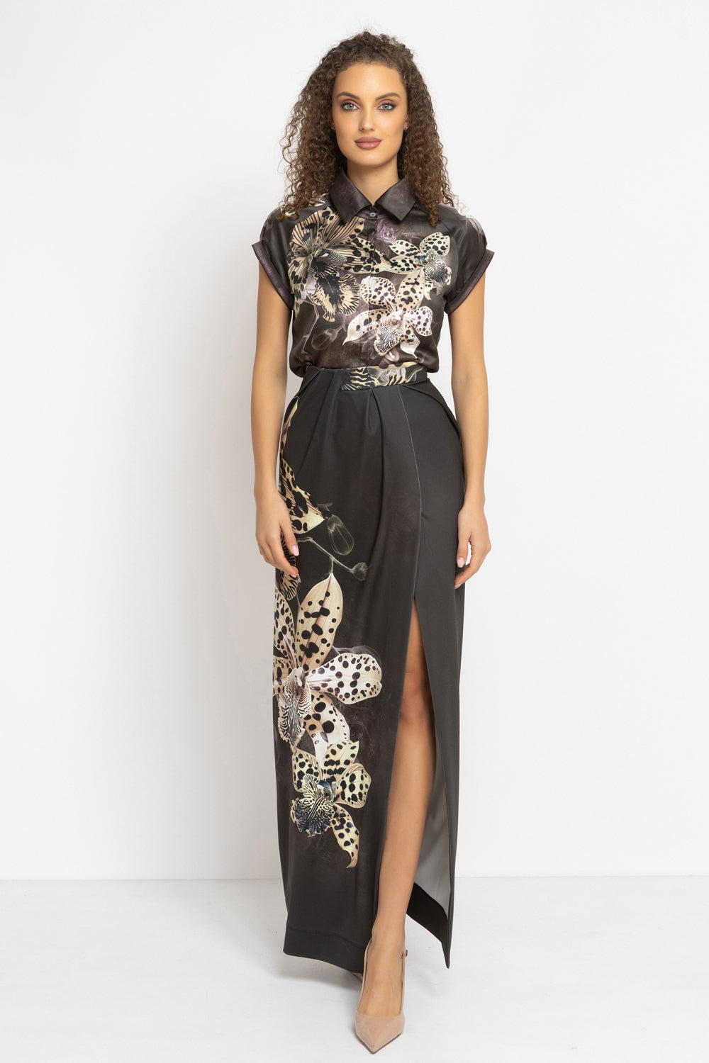 RAGLAN SLEEVE SHIRT - LEO ORCHID