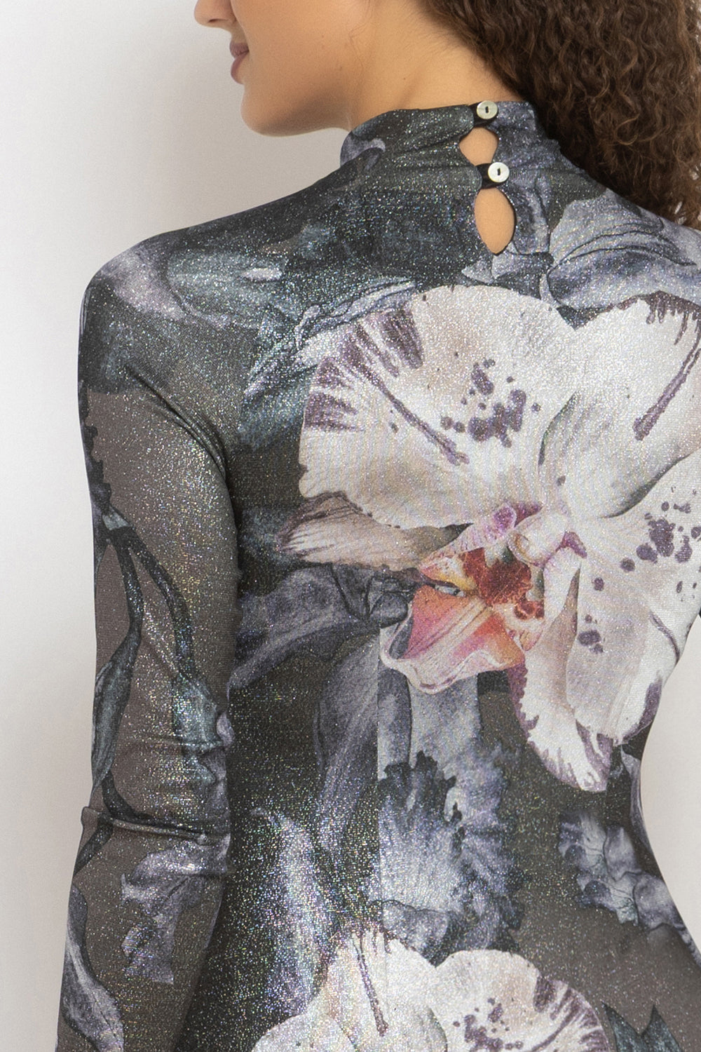 LONG LUREX DRESS - ORCHID ICE JIORO ДЪЛГА РОКЛЯ ОТ ЛУРЕКС - ORCHID ICE JIORO