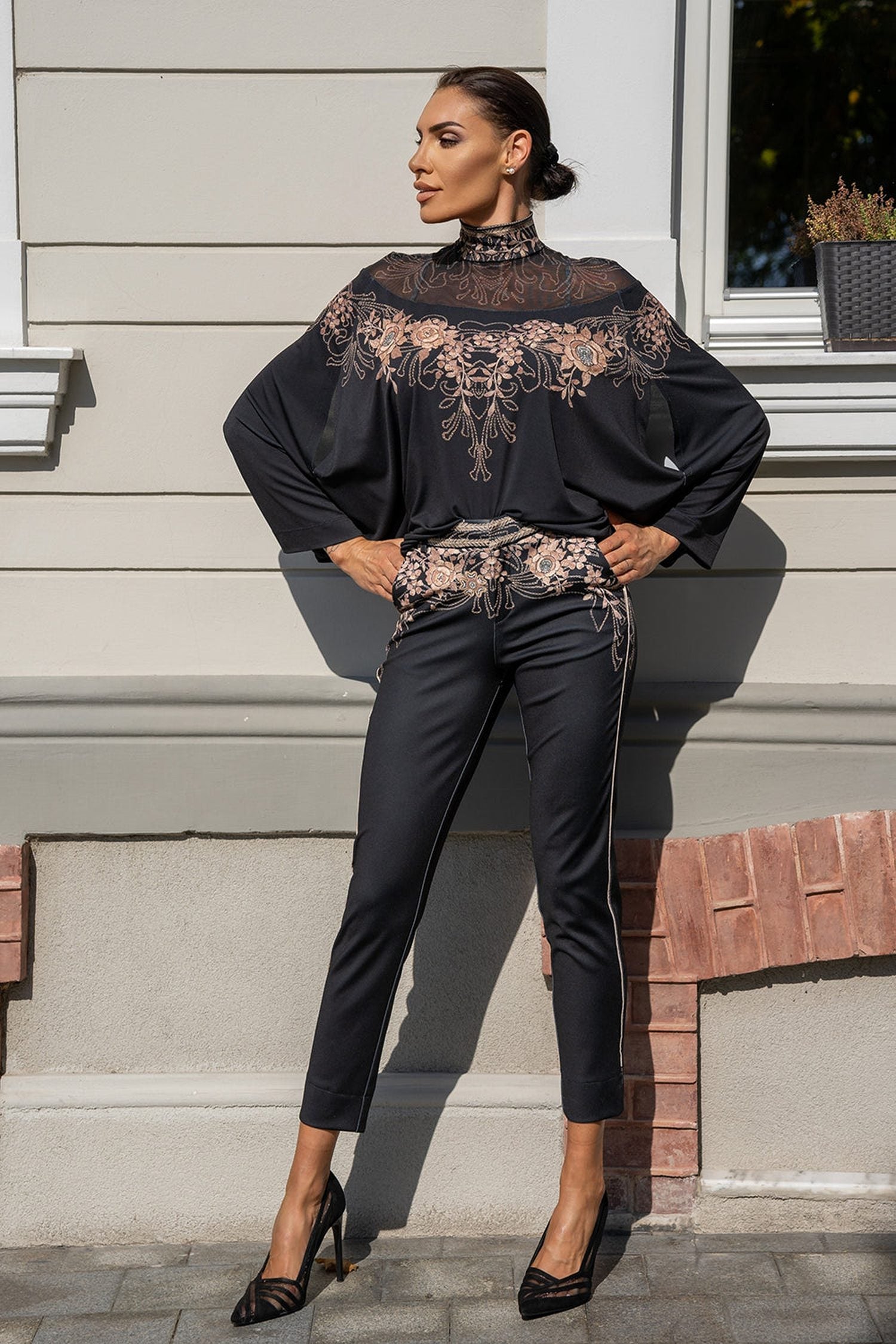 BLOUSE GRATUITE - ROSES DORÉES