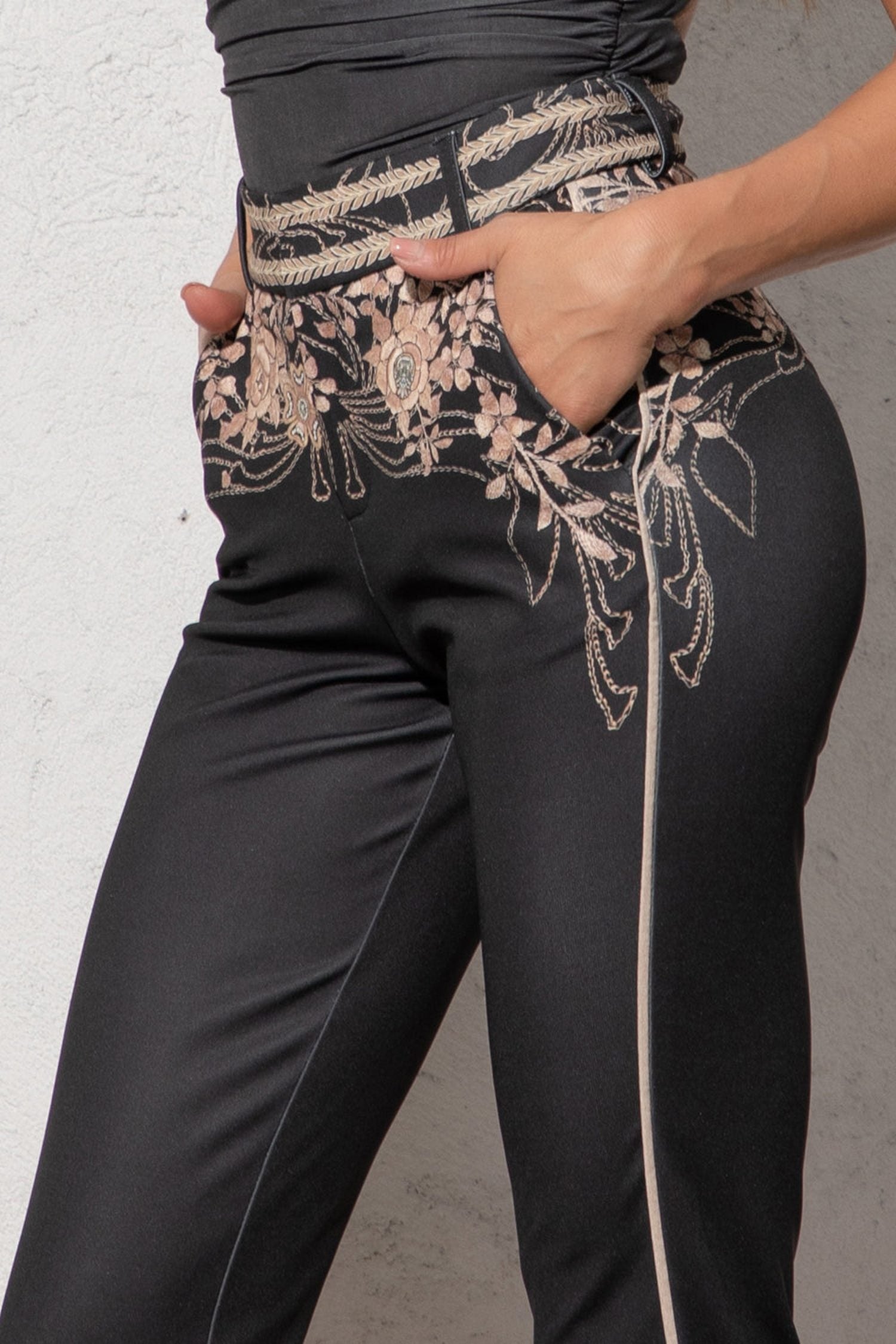 CLASSIC PANTS - GOLDEN ROSES