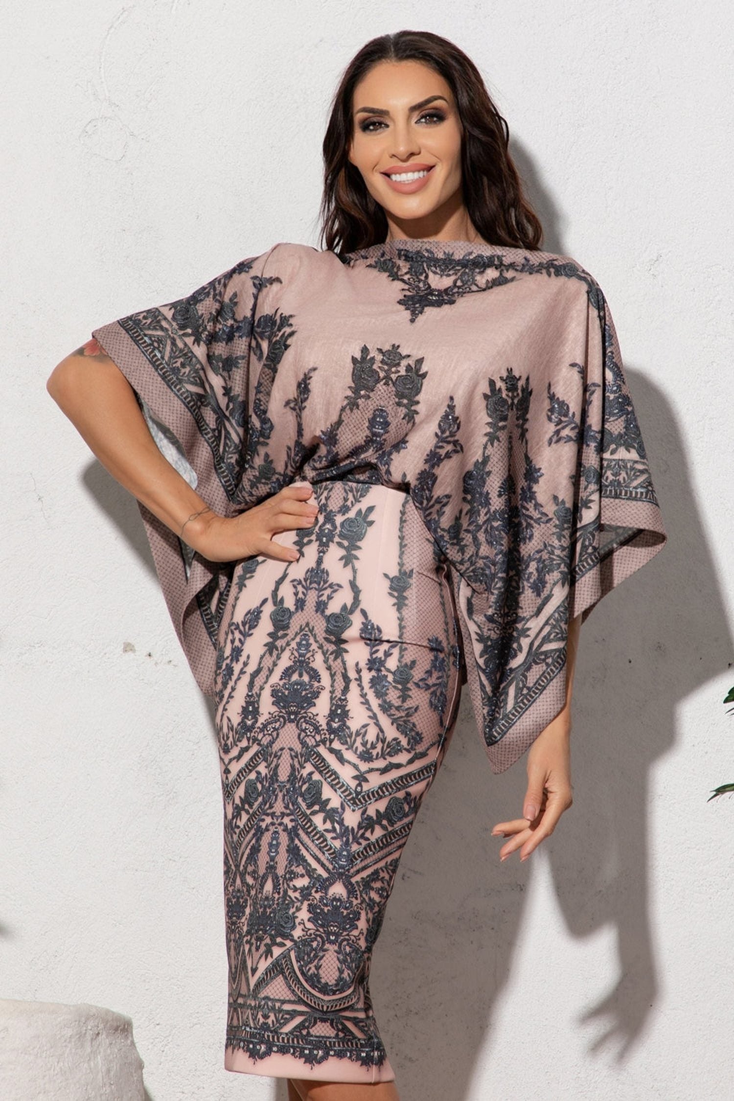 LOOSE BLOUSE – GRAFFITI POWDER JIORO СВОБОДНА БЛУЗА - GRAFFITI POWDER JIORO