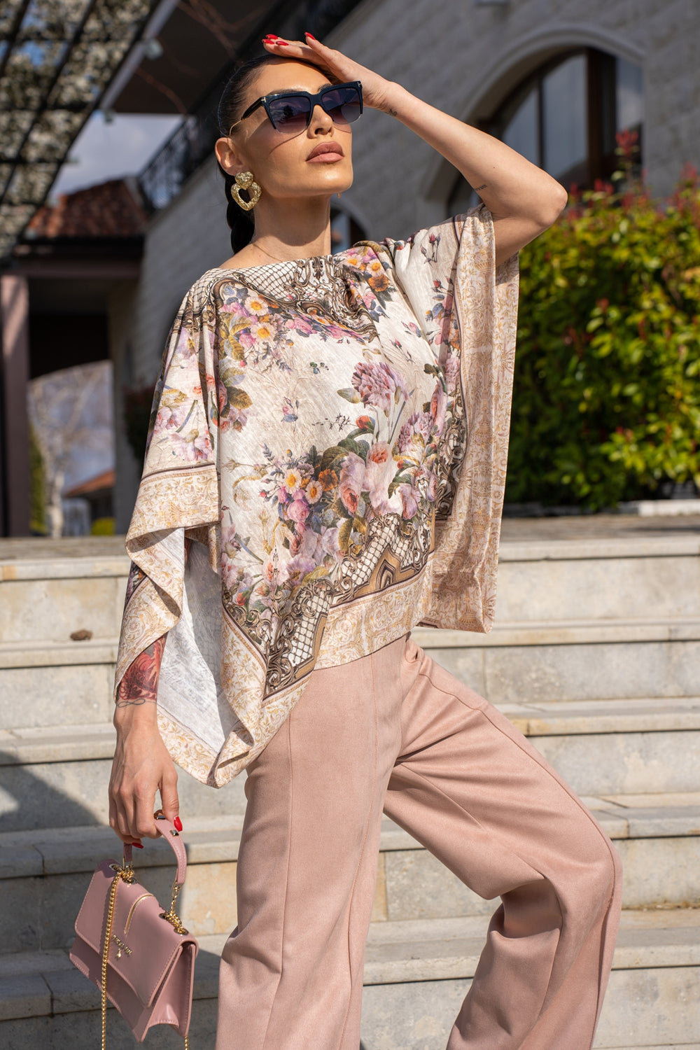 LOOSE BLOUSE - BAROQUE FLOWERS