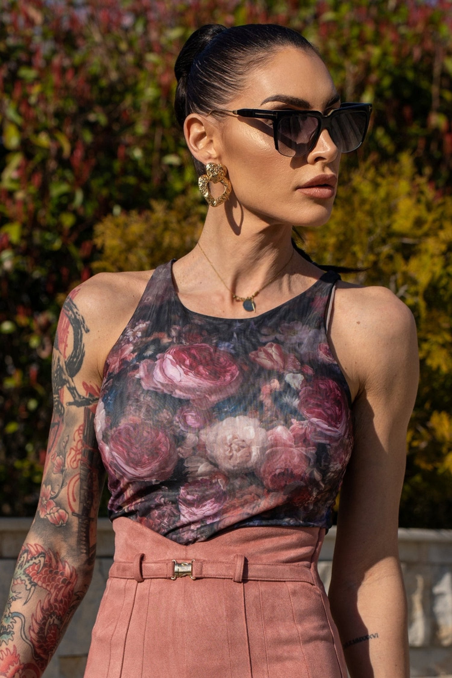 TOP WITH NET - VINTAGE FLOWERS JIORO ТОП С МРЕЖА - VINTAGE FLOWERS JIORO