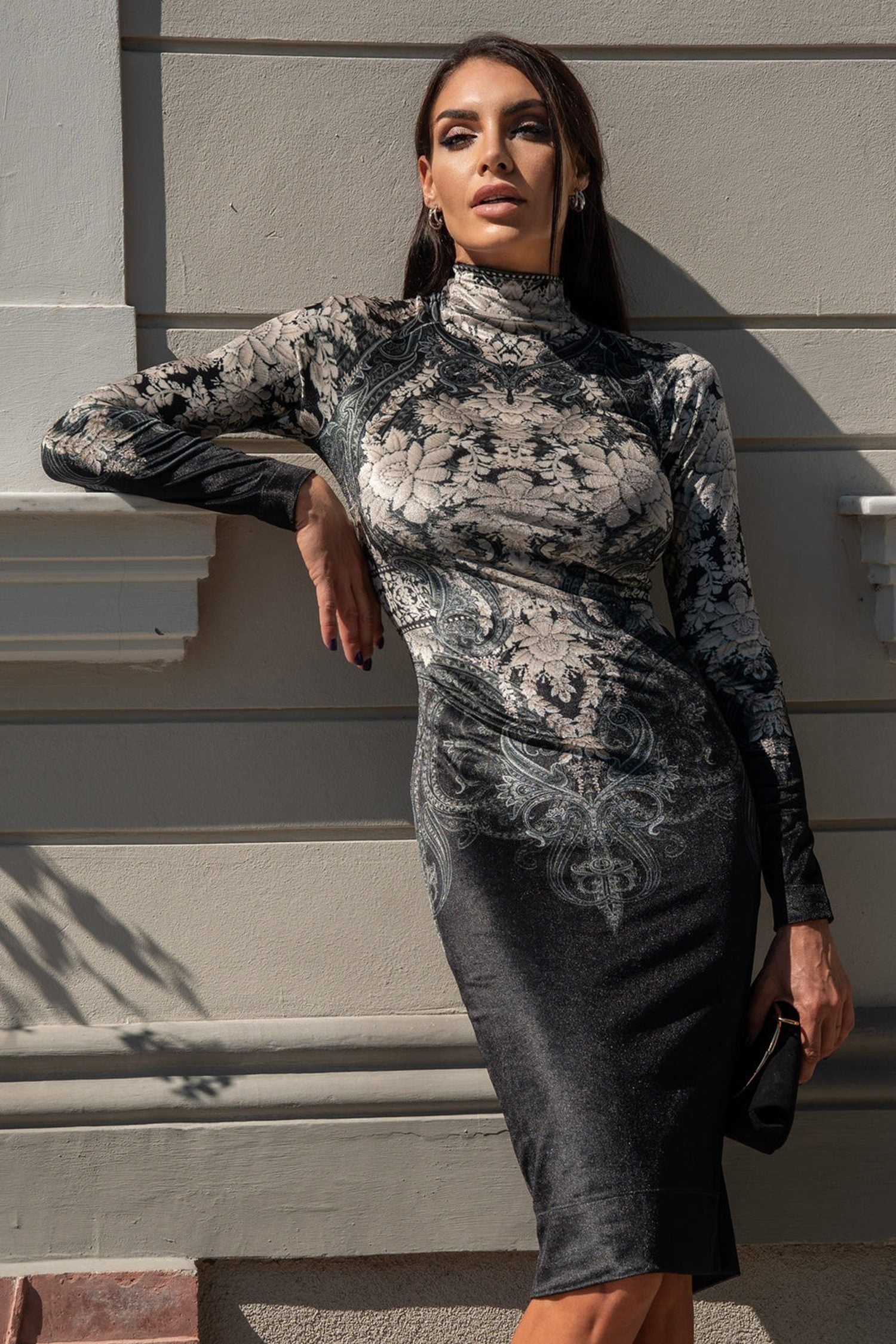 ROBE VELOUTÉE - LOTUS GELÉ