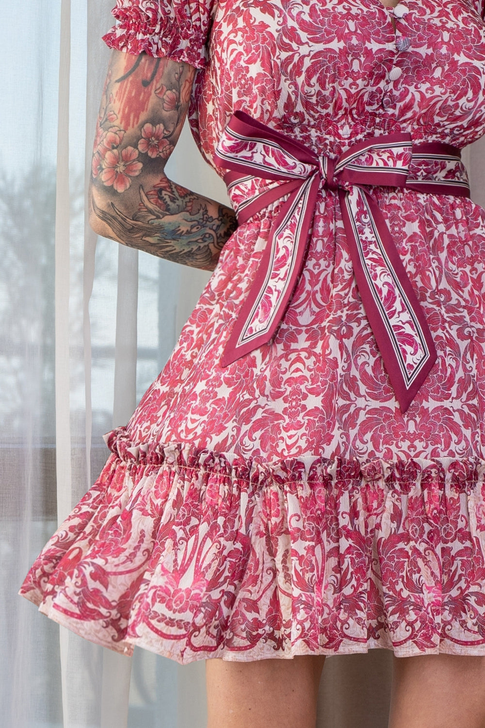 TAILORED DRESS - ASIA BORDEAUX