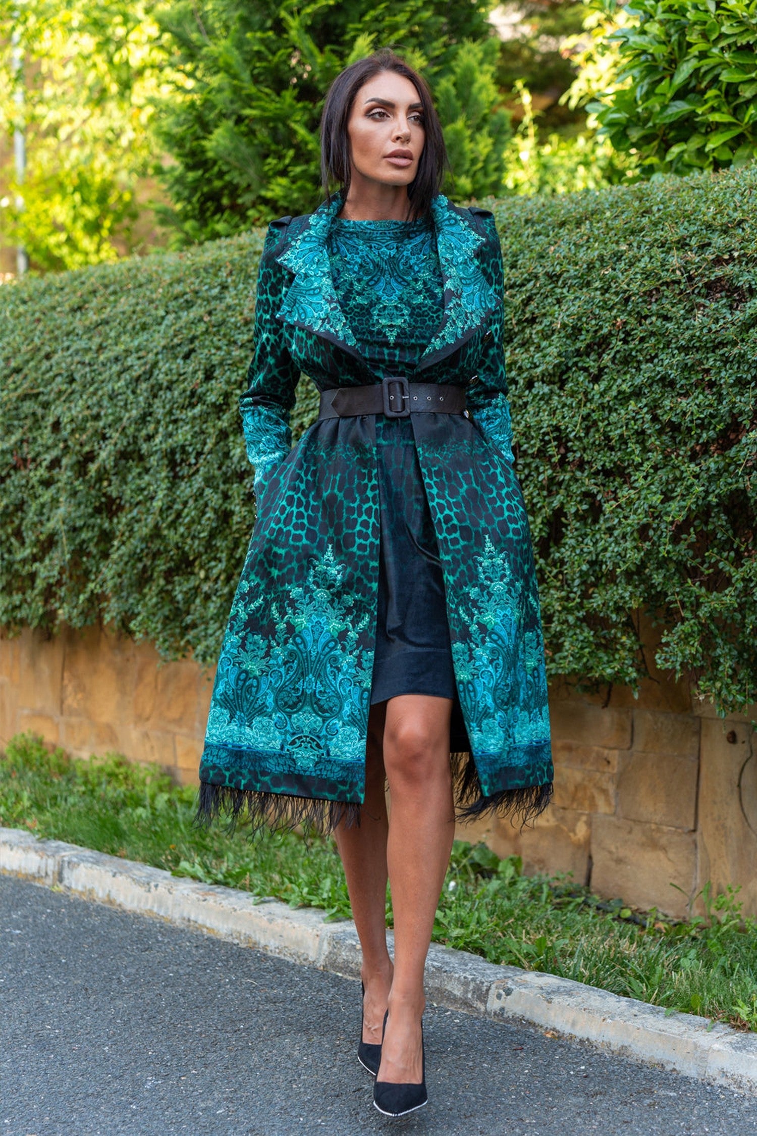 COAT - LEO NEON GREEN JIORO МАНТО - LEO NEON GREEN JIORO