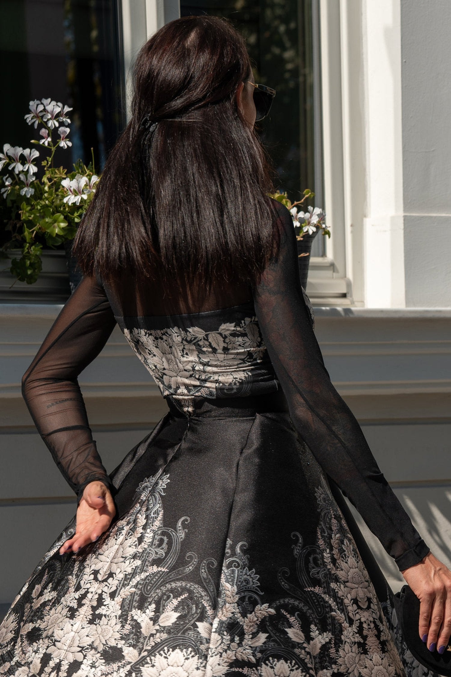 BLOUSE AVEC IMPRIMÉ - LOTUS GELÉ