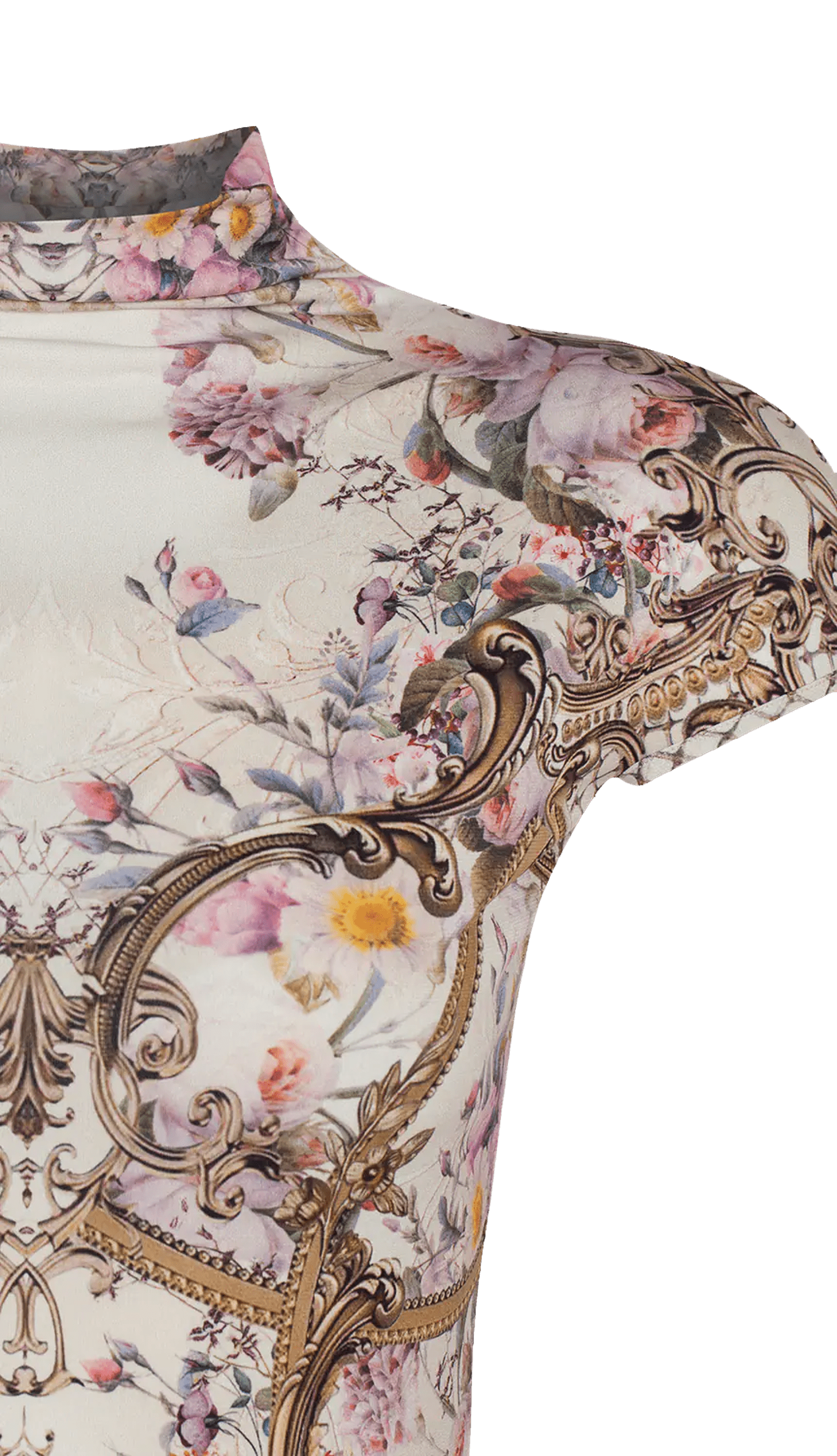 BASIC BLOUSE - BAROQUE FLOWERS JIORO БЕЙСИК ТОП - BAROQUE FLOWERS JIORO