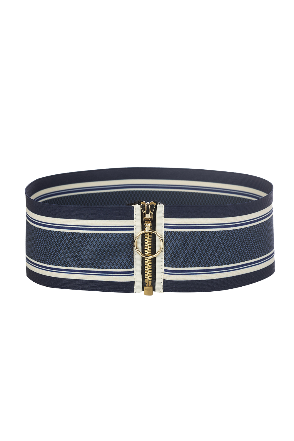 ELASTIC WIDE BELT WITH ZIPPER - ASIA SKY