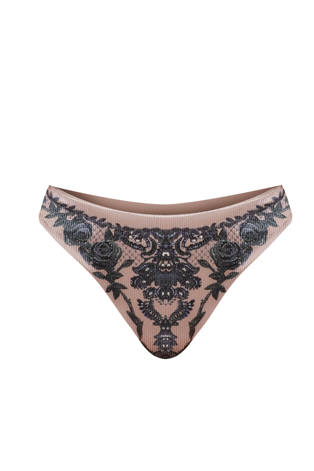 RIPS VELVET BIKINI ΜΑΓΙΟ - GRAFFITI POWDER