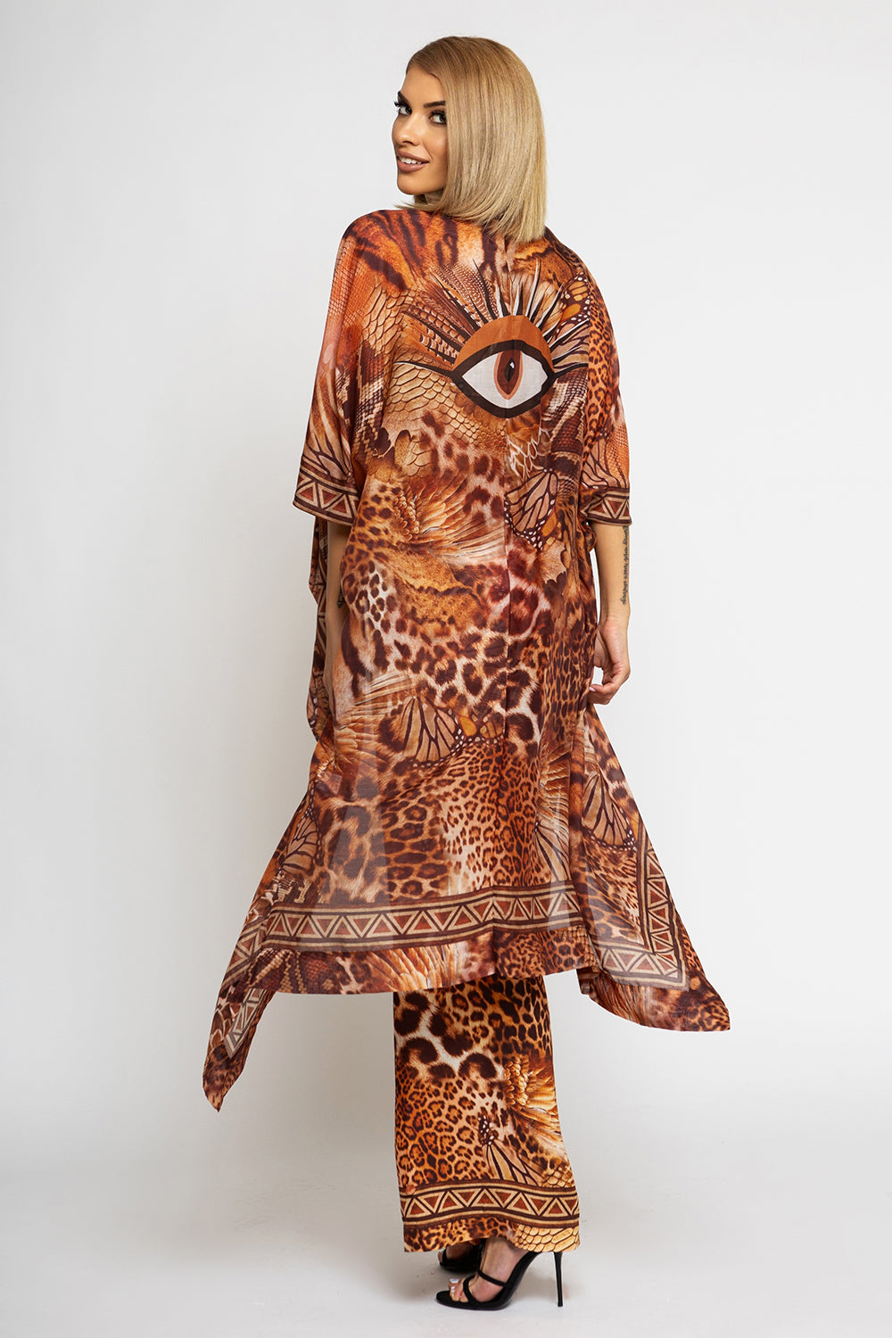 KIMONO EN COTON DE SOIE - LEO SABLE