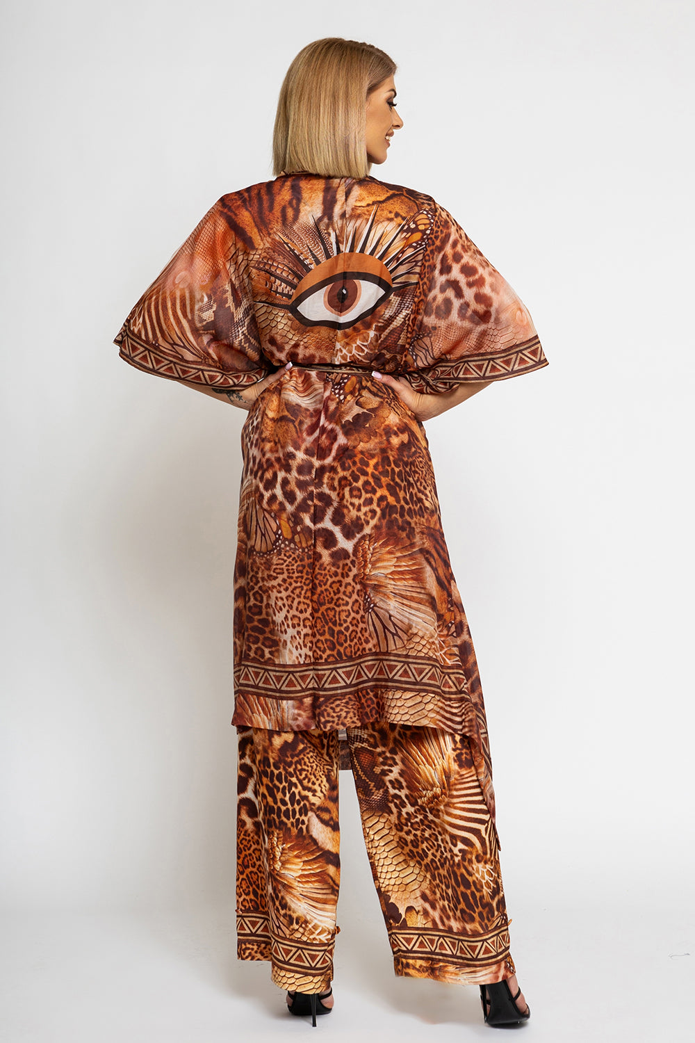 KIMONO EN COTON DE SOIE - LEO SABLE