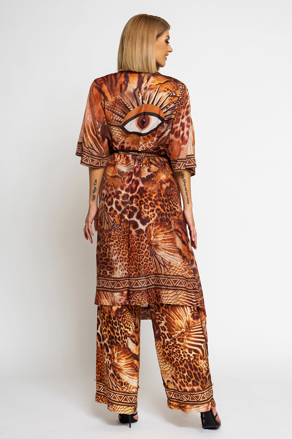 KIMONO EN COTON DE SOIE - LEO SABLE