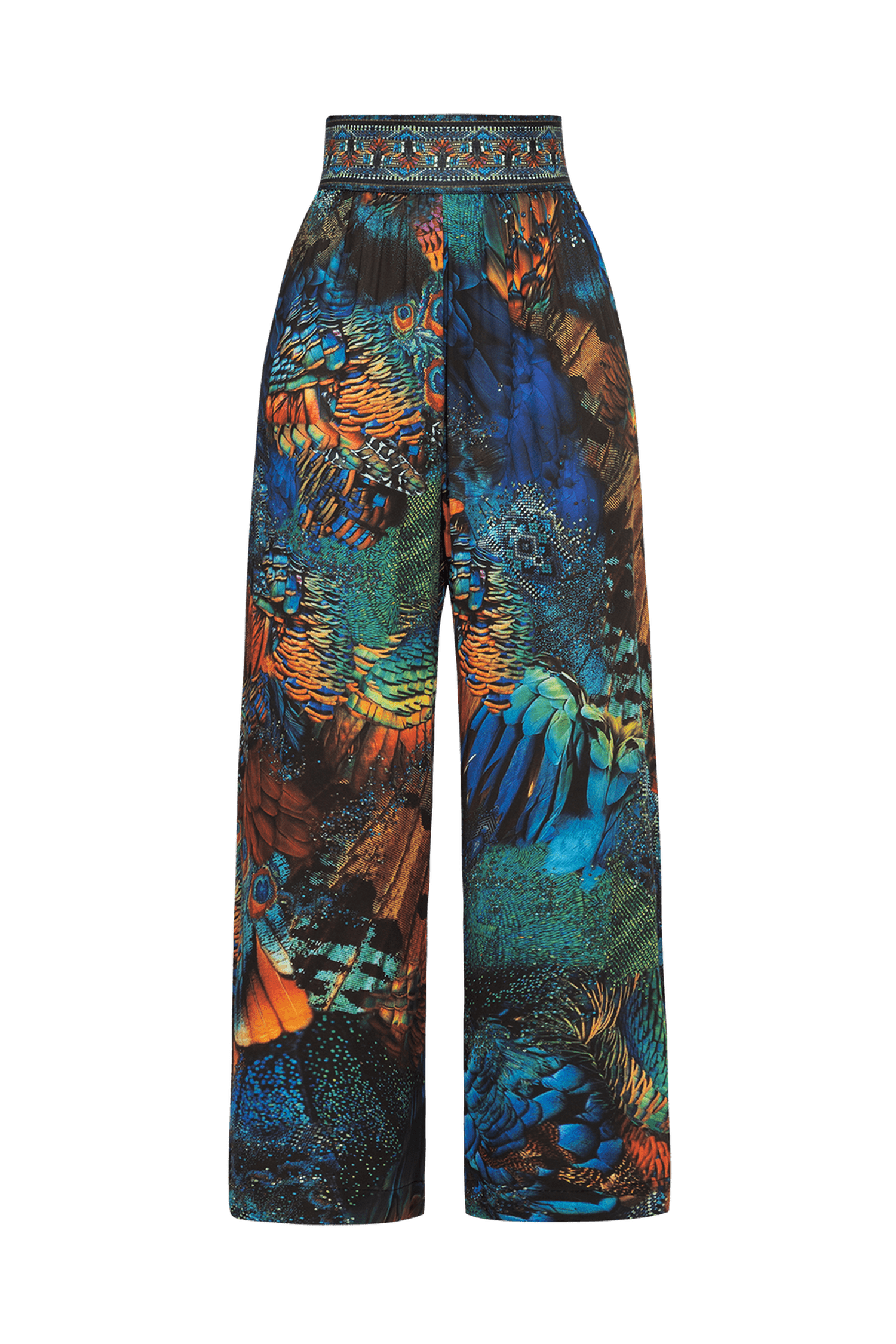 PANTALON EN VISCOSE LÂCHE - AMAZONIA
