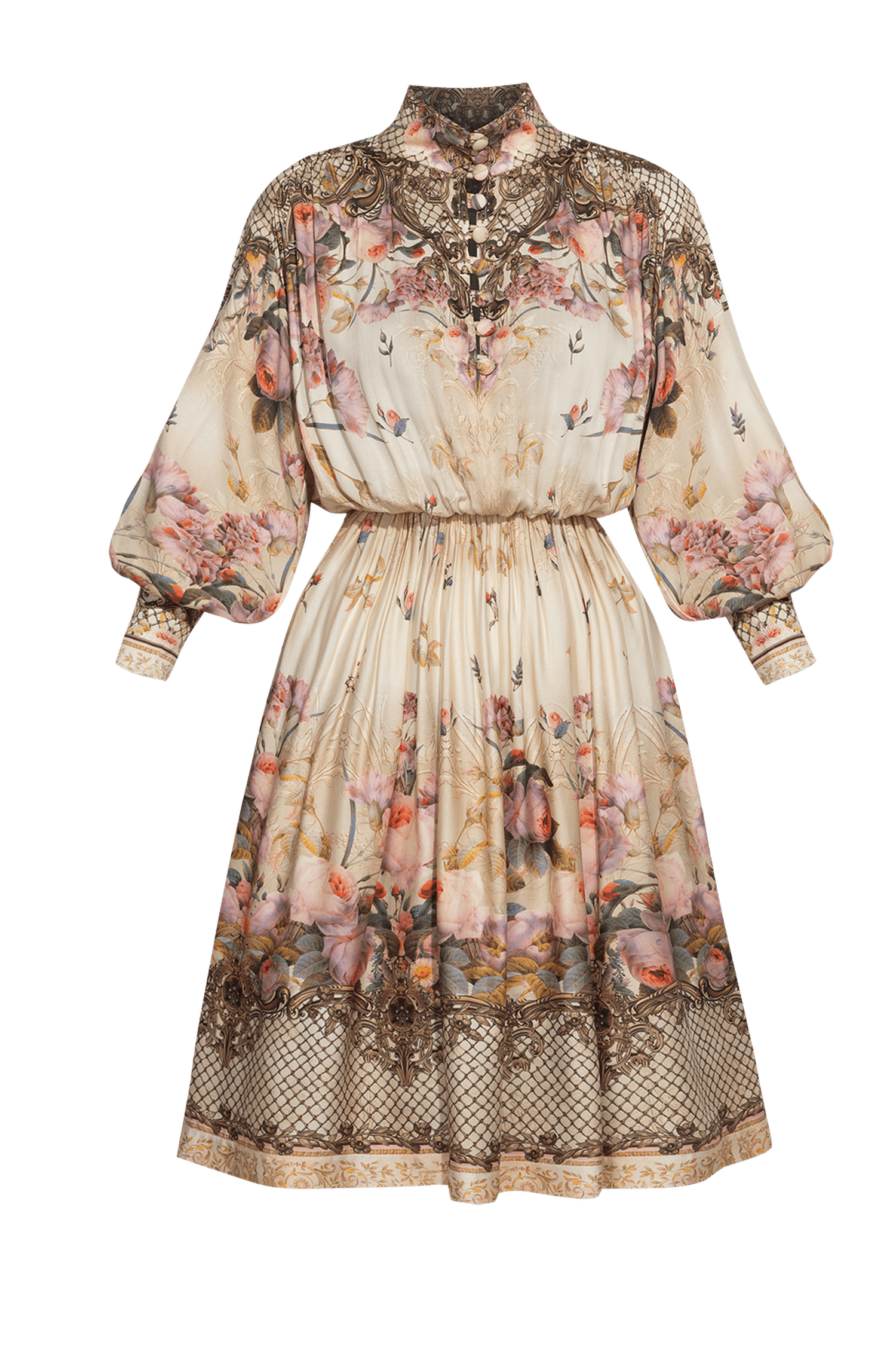 BOHO LONG-SLEEVE VISCOSE DRESS - BAROQUE FLOWERS JIORO Π ΠΠΠΠ― Π‘ ΠΠͺΠΠͺΠ Π ΠͺΠΠΠ ΠΠ’ ΠΠΠ‘ΠΠΠΠ - BAROQUE FLOWERS JIORO