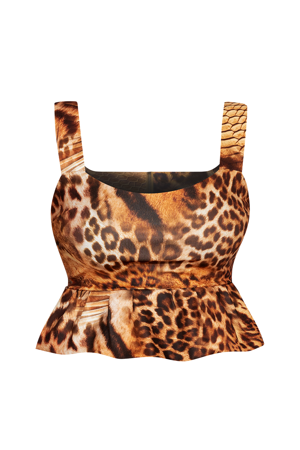 PEPLUM TOP - LEO SAND