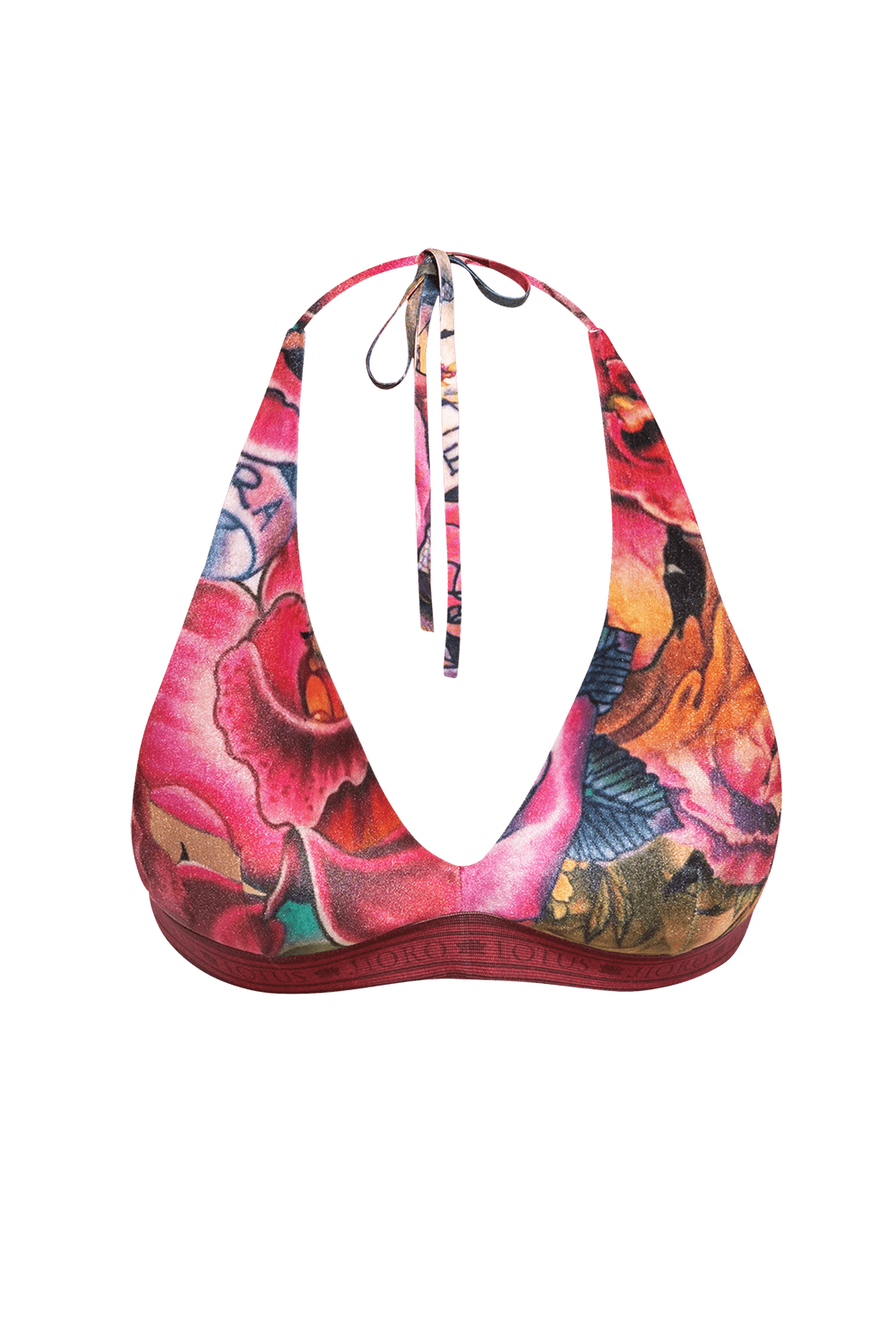 TRIANGLE VELVET TOP - TATTOO STAR JIORO ГОРНИЩЕ ОТ КАДИФЕ ТИП ТРИЪГЪЛНИК - TATTOO STAR JIORO