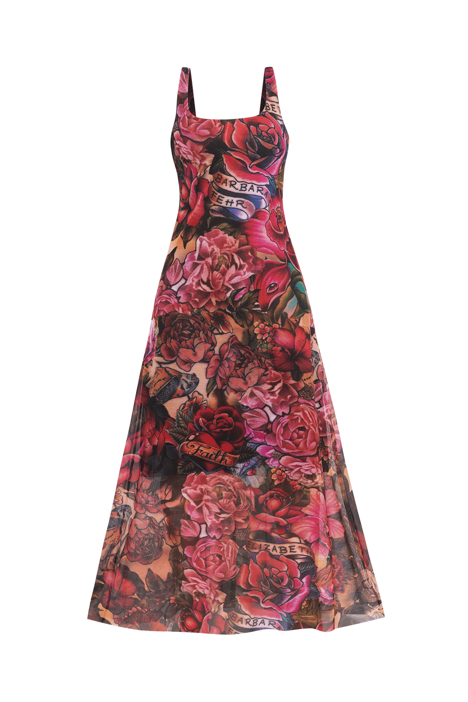 ROBE LONGUE DOS NU - ÉTOILE TATOUAGE