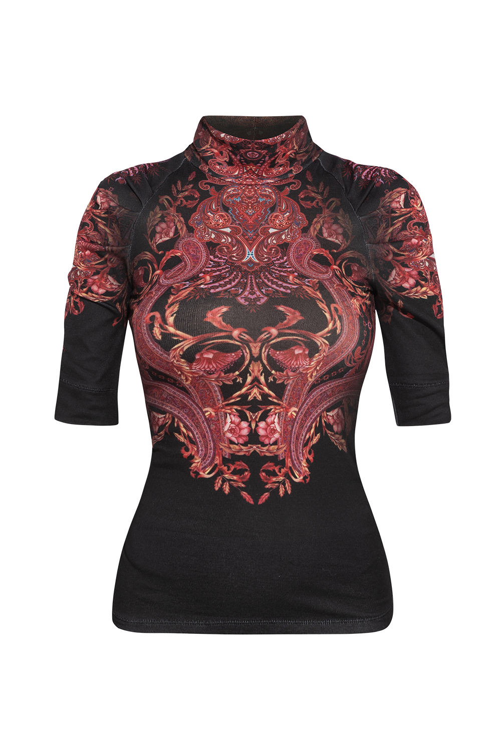SIGNATURE PRINTED BLOUSE - PAISLEY DARK JIORO Π’ΠΠ Π‘ ΠΠ ΠΠΠ’ - PAISLEY DARK JIORO