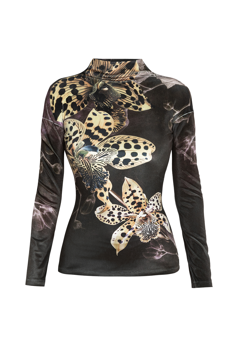 VELVET TURTLENECK - LEO ORCHID