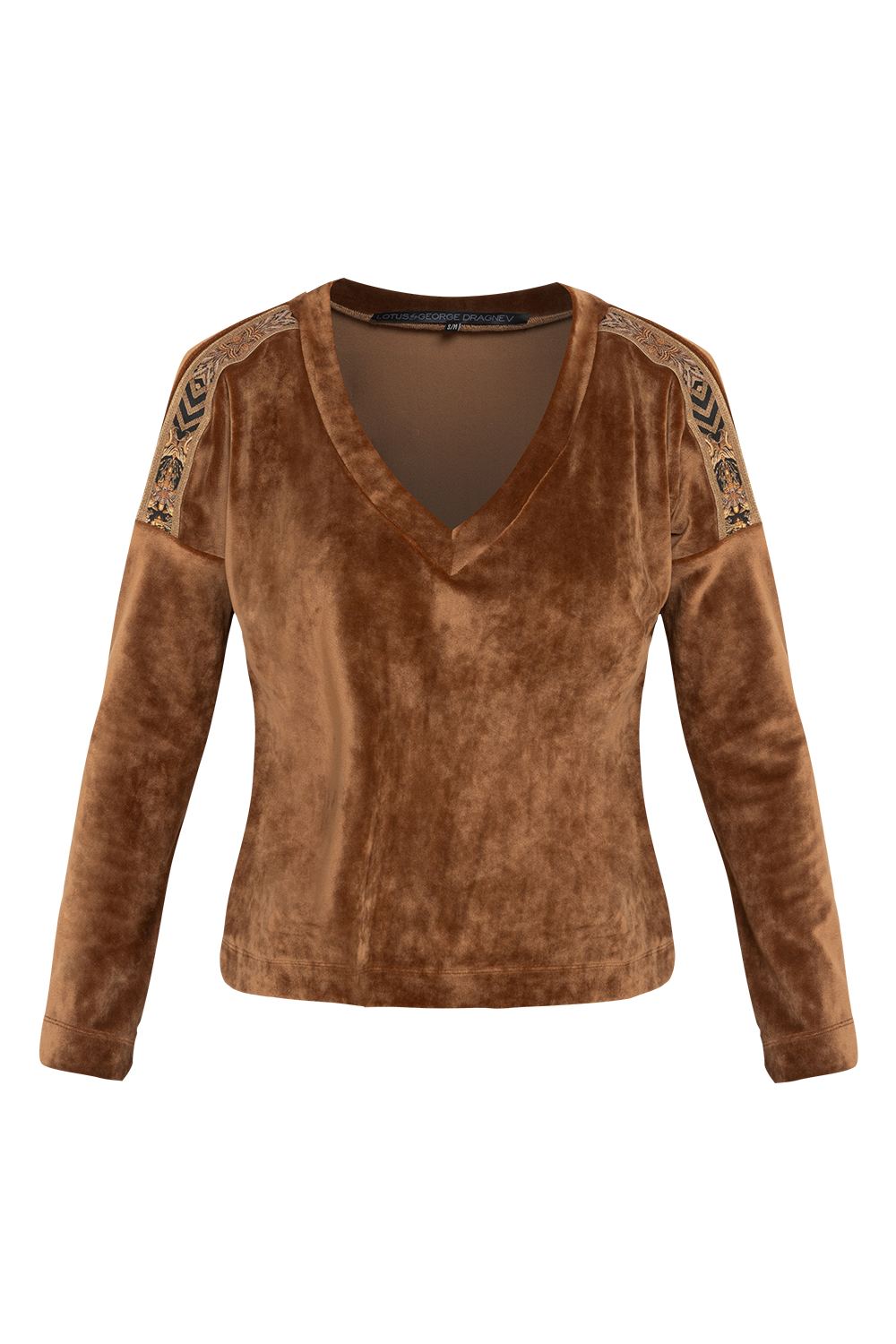 LOOSE SQUARE-CUT VELVET BLOUSE IN CAMEL - ESSENTIALS JIORO Π‘ΠΠΠΠΠΠΠ ΠΠΠ£ΠΠ ΠΠ’ ΠΠΠΠΠ€Π Π Π¦ΠΠ―Π’ ΠΠΠΠΠ - ESSENTIALS JIORO
