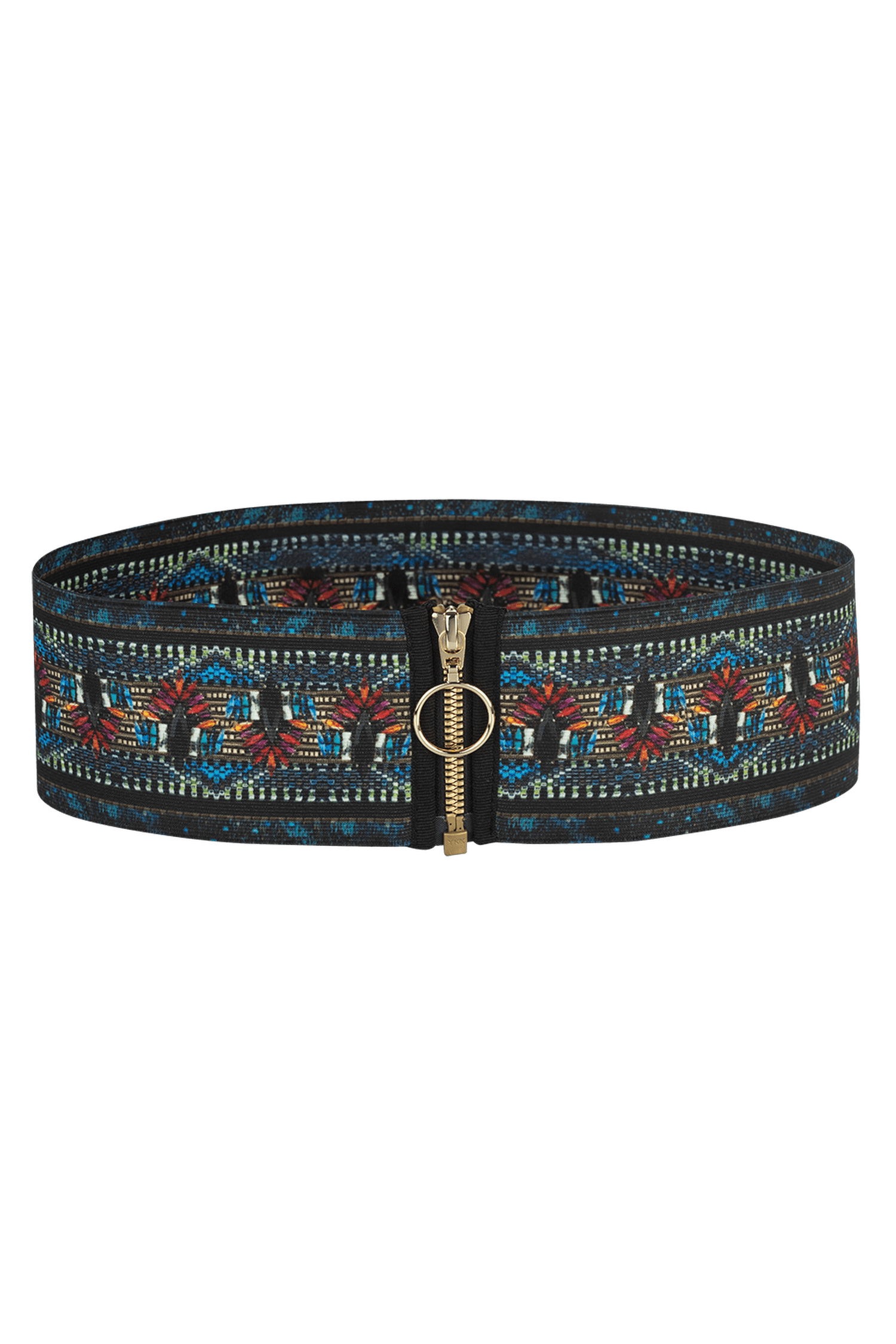 CEINTURE LARGE ÉLASTIQUE AVEC FERMETURE ÉCLAIR - AMAZONIA
