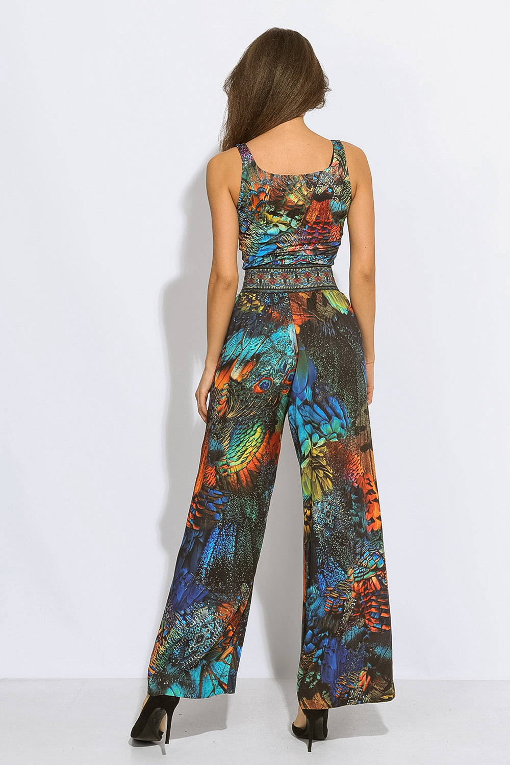 PANTALON EN VISCOSE LÂCHE - AMAZONIA