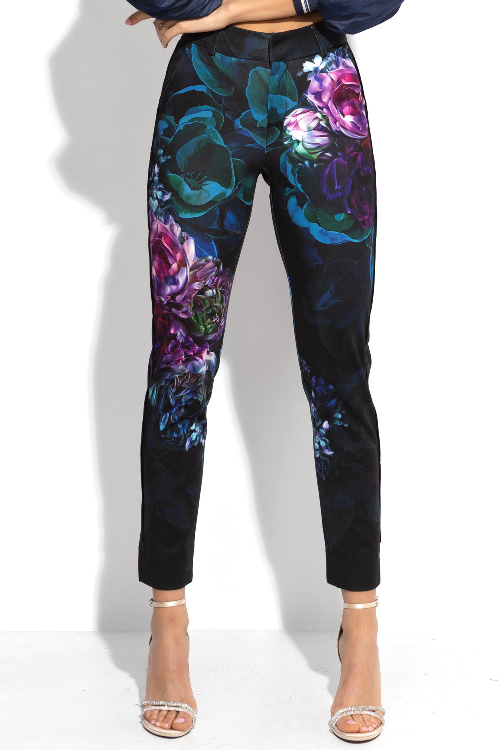 PANTALONS CLASSIQUES - PIVOINES