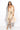 LONG RUFFLED CHIFFON TUNIC IN BEIGE - ESSENTIALS