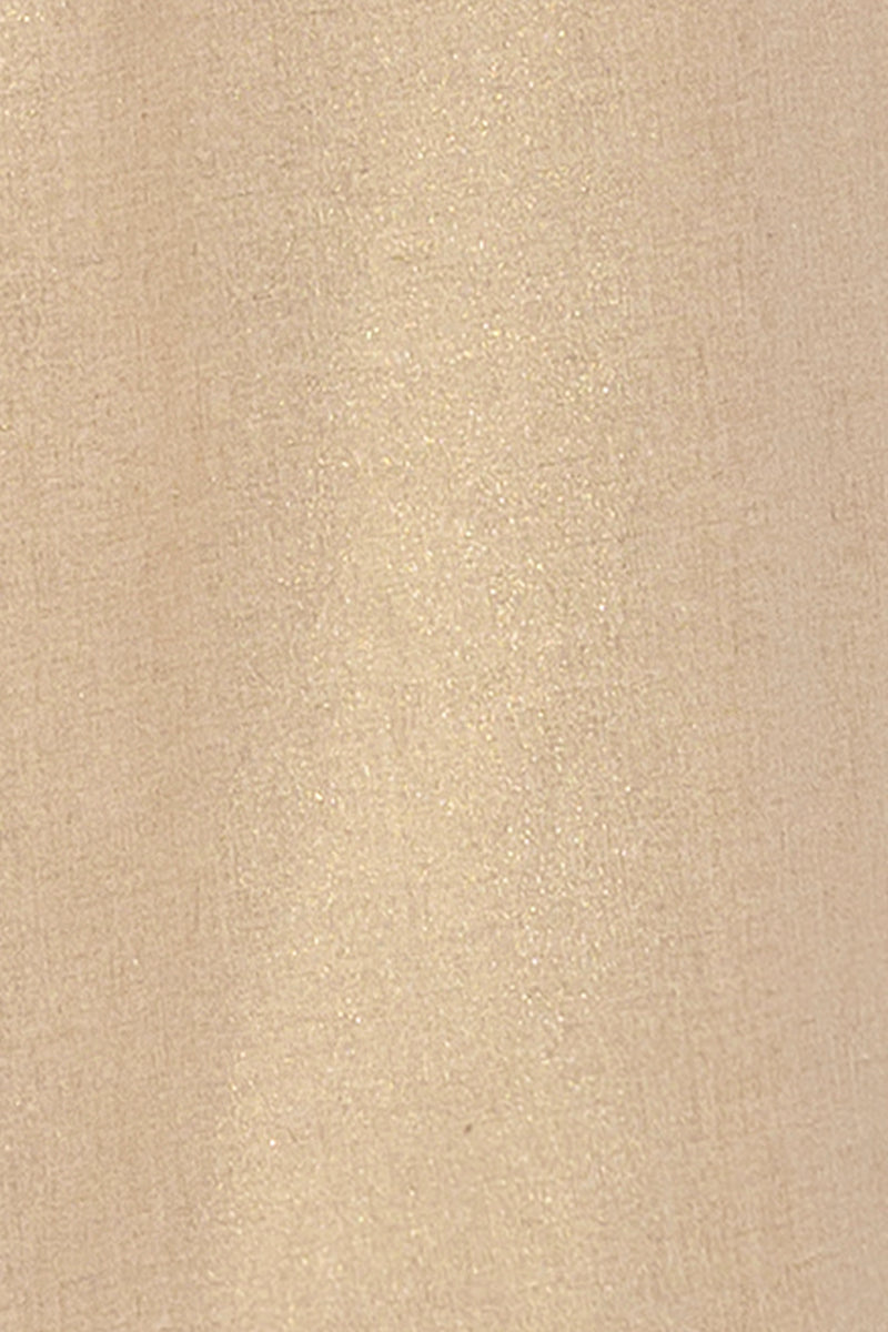 OFF-SHOULDER JUMPSUIT WITH FLORAL DETAILS IN GOLD LINEN-VISCOSE - ESSENTIALS JIORO ГАЩЕРИЗОН ОТ ЛЕН И ВИСКОЗА В ЗЛАТИСТО - ESSENTIALS JIORO