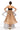 LYOCELl AND VISCOSE LONG RUFFLED TUNIC - GOLDEN STRIPES JIORO ДЪЛГА ТУНИКА С ВОЛАНИ ОТ ЛИОСЕЛ И ВИСКОЗА - GOLDEN STRIPES JIORO
