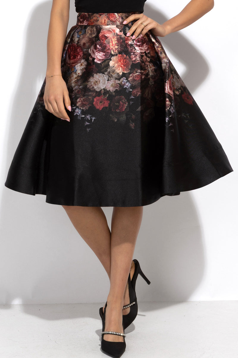 CUT SKIRT - VINTAGE FLOWERS