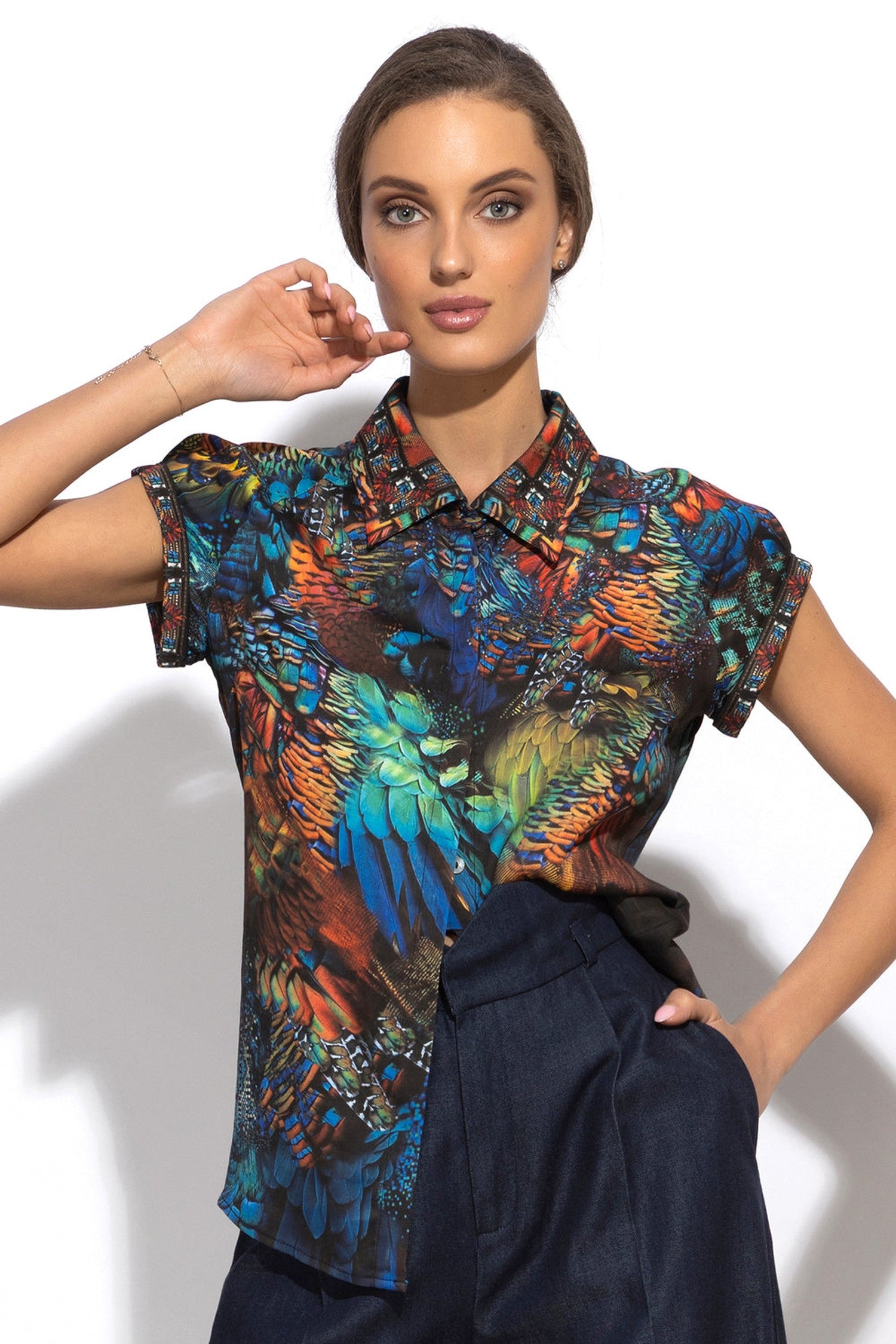 Chemise à manches raglan en viscose - Amazonia