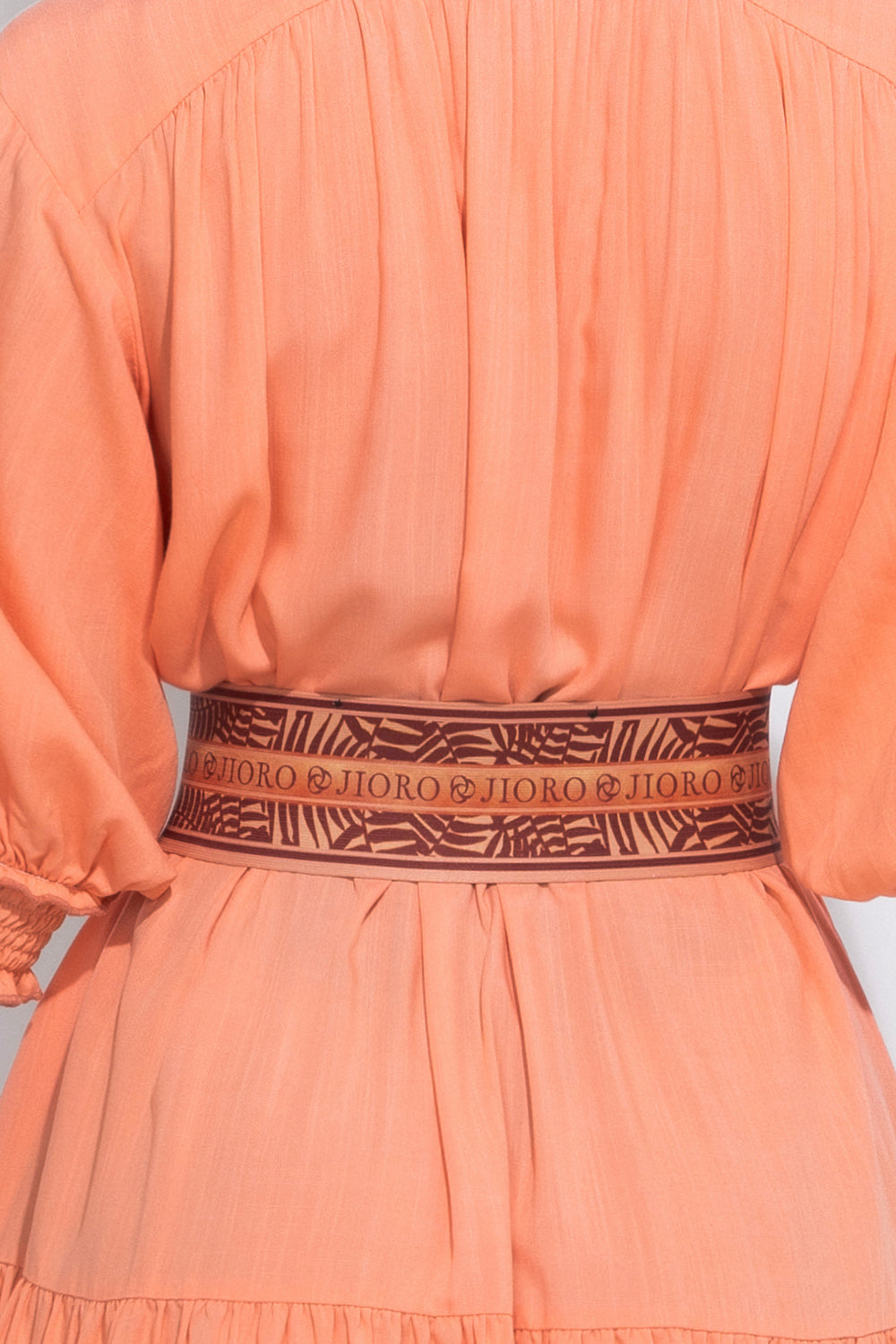 WIDE ELASTIC BELT WITH BUCKLE - PAPAYA BUTTERFLIES JIORO ЕЛАСТИЧЕН ШИРОК КОЛАН С КАТАРАМА - PAPAYA BUTTERFLIES JIORO