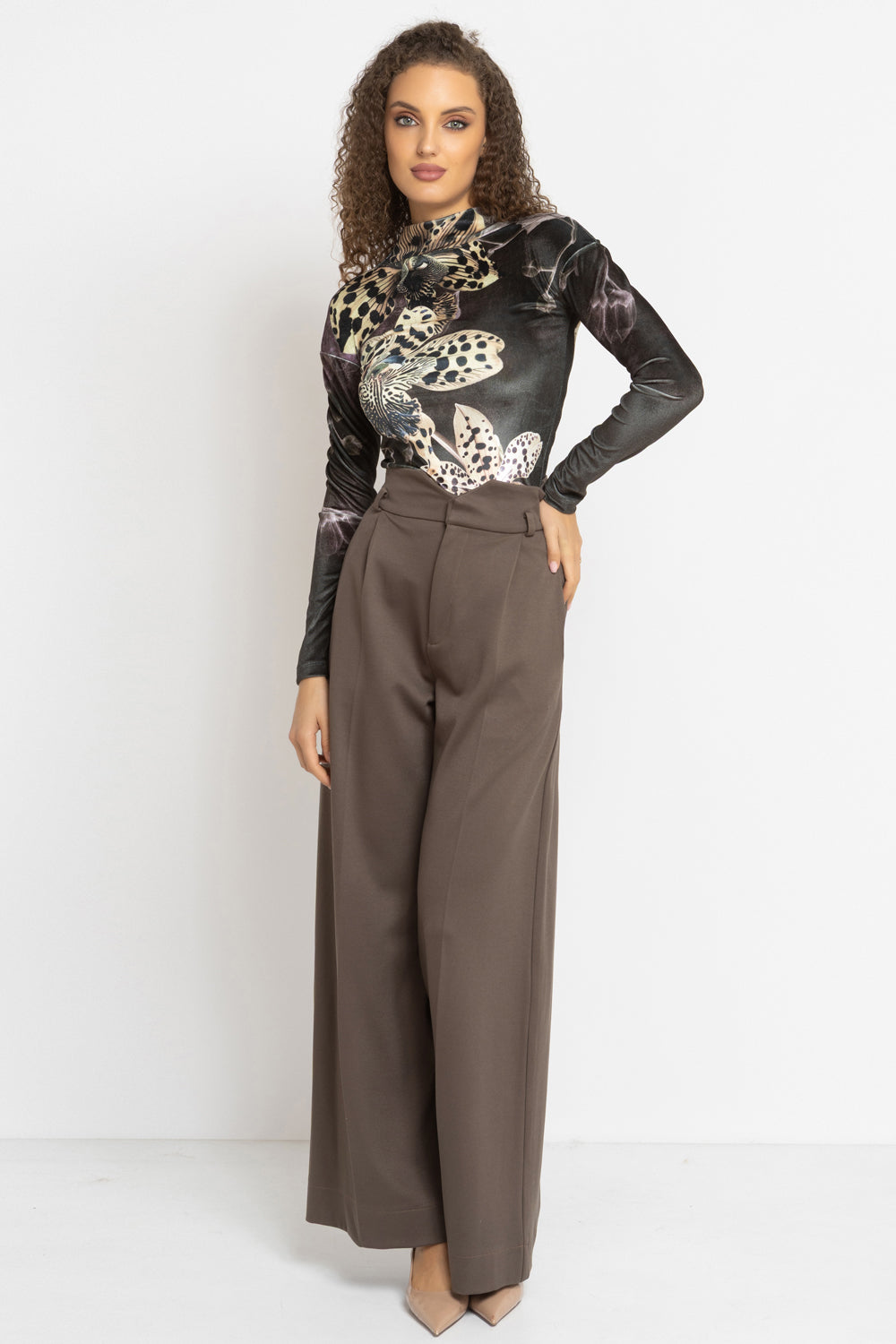 VELVET TURTLENECK - LEO ORCHID