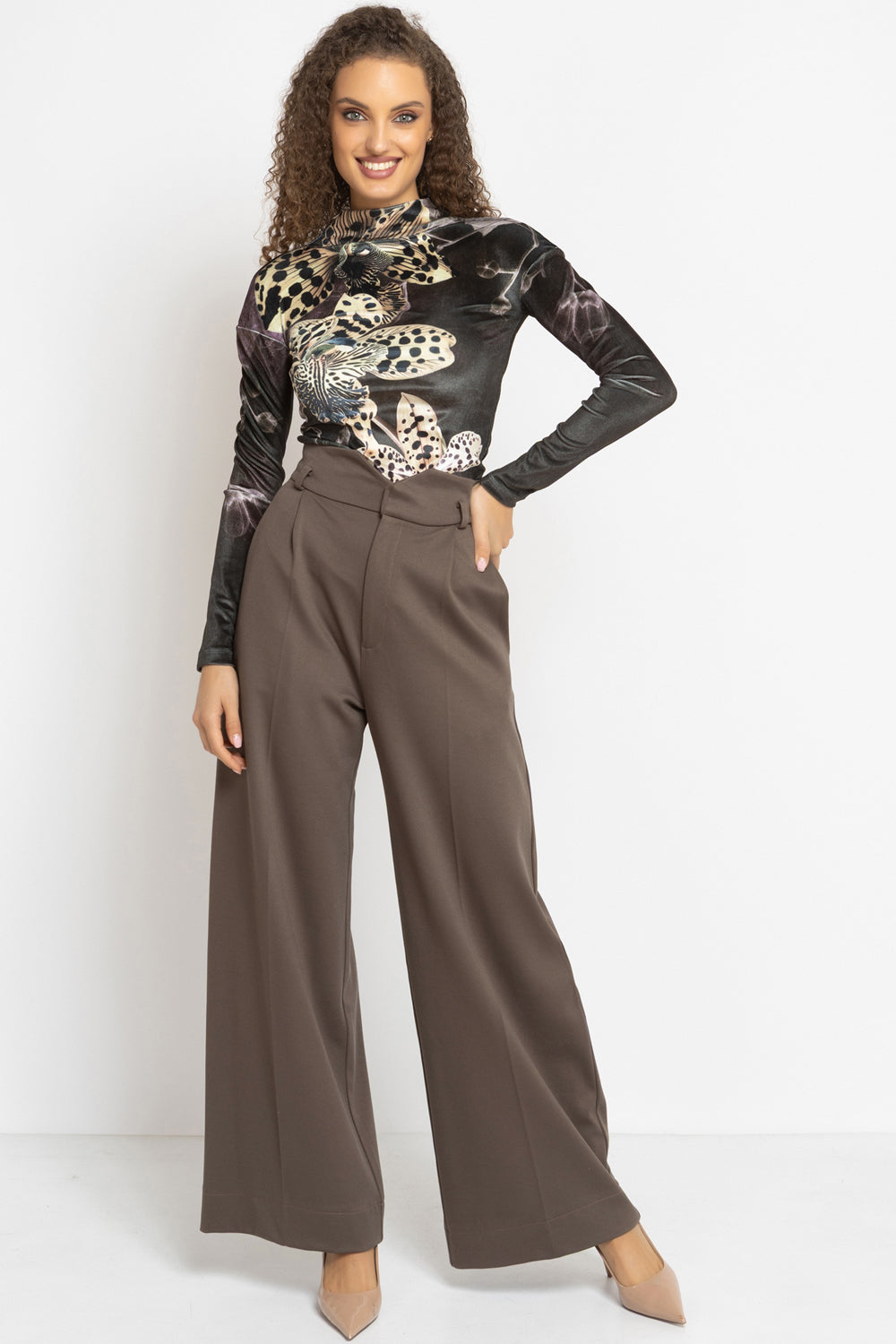 VELVET TURTLENECK - LEO ORCHID