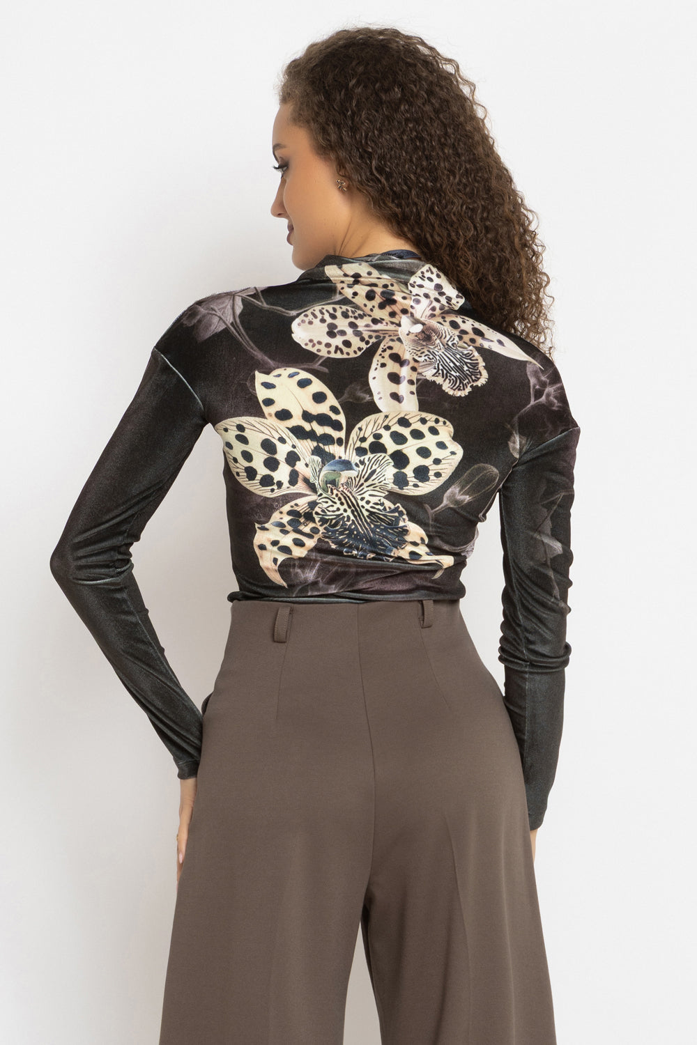 VELVET TURTLENECK - LEO ORCHID