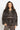 OVERSIZED PHEASANT PATTERN FAUX FUR COAT WITH BELT - ESSENTIALS JIORO ОВЪРСАЙЗ ПАЛТО ОТ ИЗКУСТВЕН КОСЪМ С ШАРКА ФАЗАН С ГОЛЯМА ШАЛ-ЯКА - ESSENTIALS JIORO