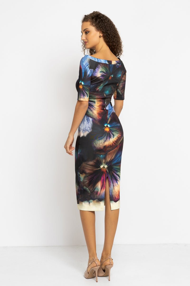 OPEN SHOULDERS DRESS -  VIOLET JIORO РОКЛЯ С ОТКРИТИ РАМЕНЕ - VIOLET JIORO