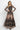 LONG MESH DRESS WITH MODAL LINING - GRAFFITI POWDER