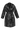 BLACK FAUX MINK SHAWL-COLLAR COAT - ESSENTIALS